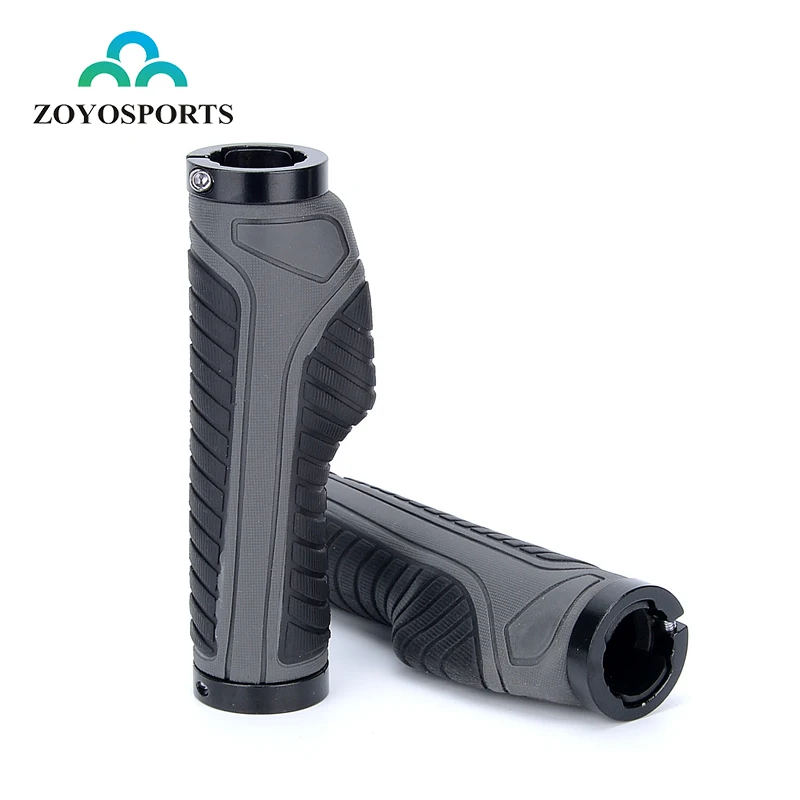 

ZOYOSPORTS Cycling MTB Bike Bicycle Grips Rubber Anti-skid Shock-Absorbing Soft Tape Handlebar Grips, Red,gray,blue or as your request