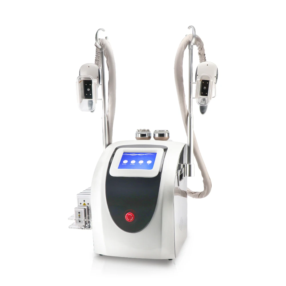 

2021 Multi-functional 4 IN 1 Professional Cooling RF Cavitation Cryo Fat Freezing Cavitation Cryo Professional Slimming Machine, White