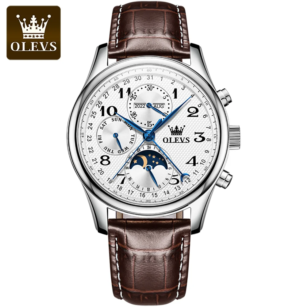 

OLEVS 6667 Good Quality Tourbillon Casual Top Selling Model OEM Luxury Men Wristwatch Waterproof Watch mens wrist watch