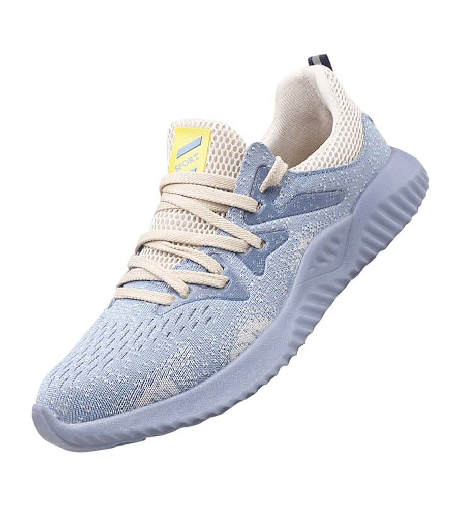 

Four Seasons breathable safety shoes Indestructible steel toes Work Safety Shoes, Light blue