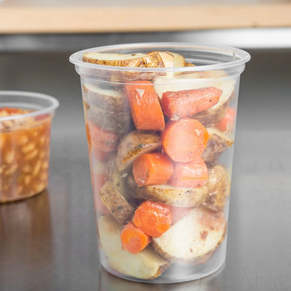 

Takeaway Microwaveble Plastic Deli Container Disposable Bento Food Storage