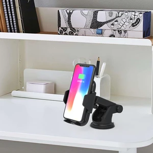 IR Sensing Auto Clamping 10W Fast Wireless Car Charger Mount