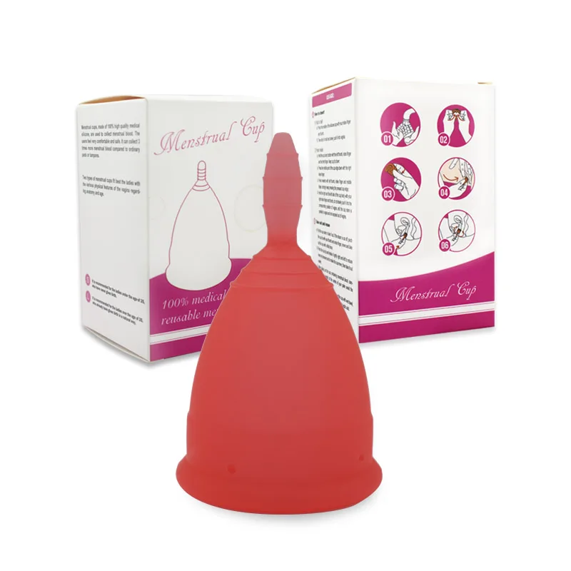 

Foldable Reusable Lady Menstrual Cup Private OEM Customize Logo Silicone Female Menstrual Period OEM Labeling