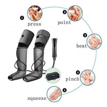 Massager Health Herald Digital Therapy Machine Air Compression Leg Foot Massager