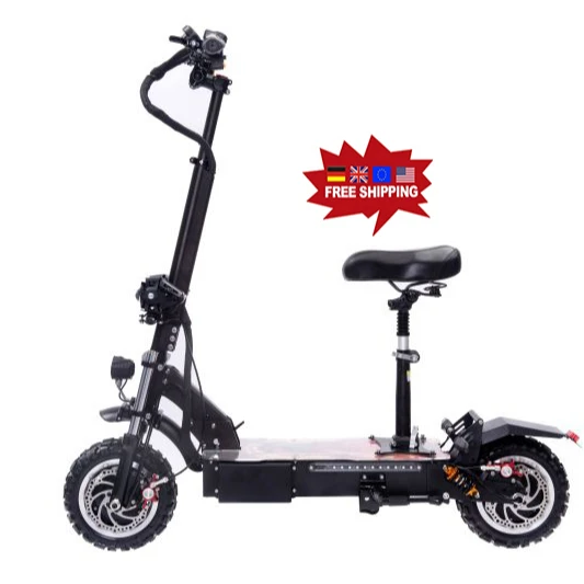 

Europe Stock Direct Fast Max speed80km/h 5600 Watt Dual Motor High Powerful Long Range weped electric golf scooter adults