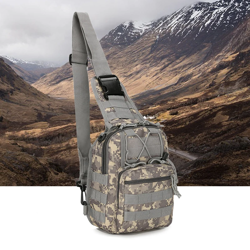 

Top Sale Snow Color Hunting Accessories Bags For Men Backpack Molle Crossbody Tactical Military Bag, 10 colors