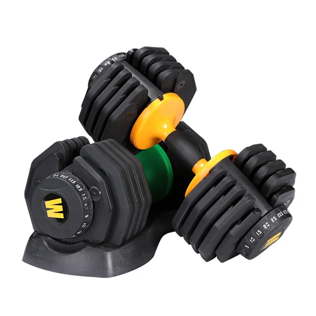 

2021 hot sell dumbbell set cheap price cast iron adjustable dumbbell free weight dumbbells for home gym cardio training, Black&green , black&yellow,black&blue