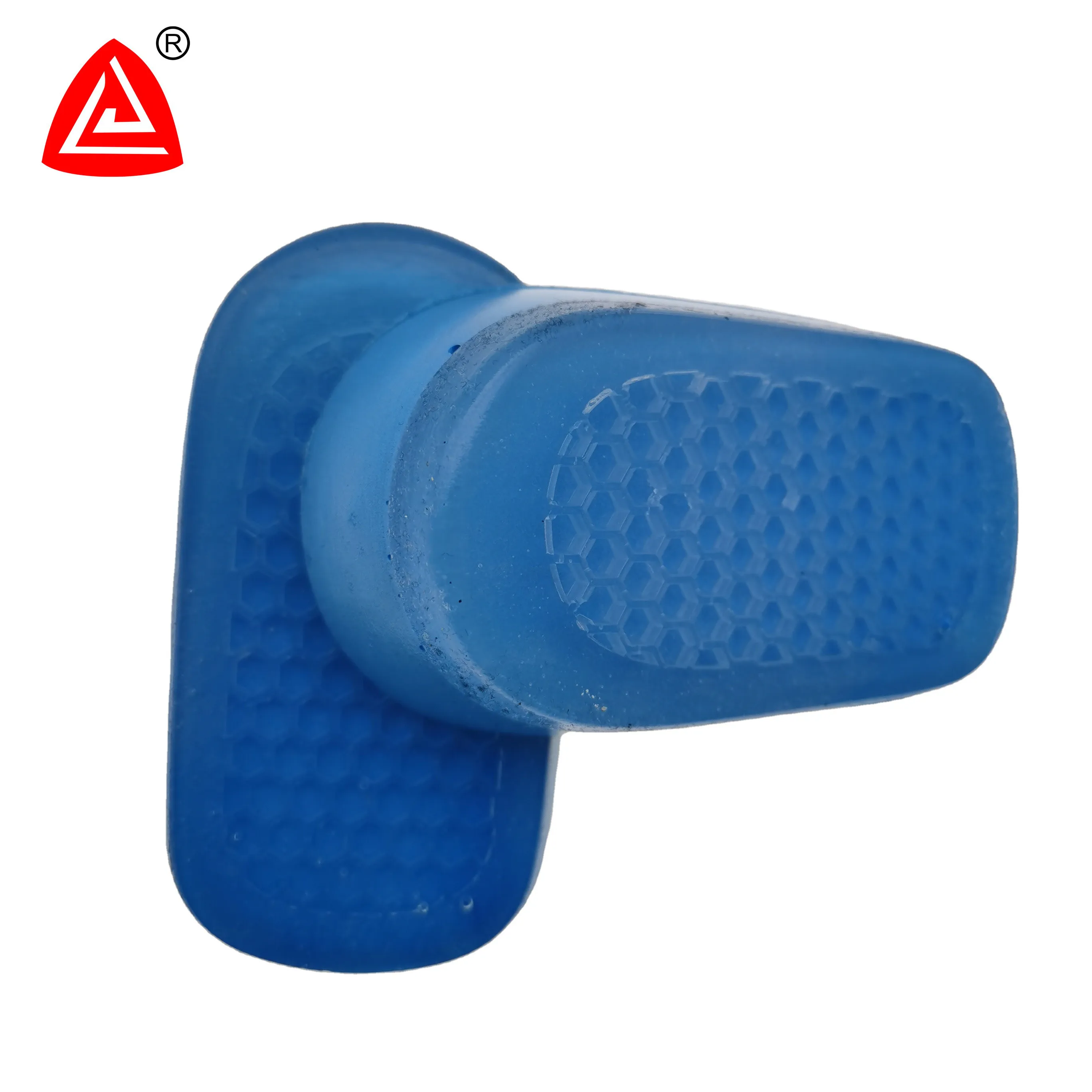 

silicone insole pads height increase insole foot care heel pads shoe inserts, Black/blue or customized