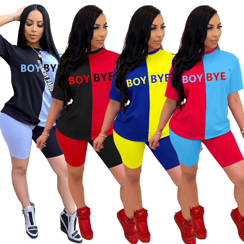 

Yingchao 2021 Drop Shipping 1pcs For Women 2 Plus Size Tube Top Two Piece Short Sport Pants Set Tracksuit 2021 Bodycon Clothing