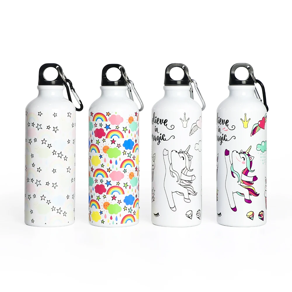 

Personalized Gym Colorful Bpa Free Cute Reusable Aluminum Luxury Sublimation Sport Custom Logo Water Bottles