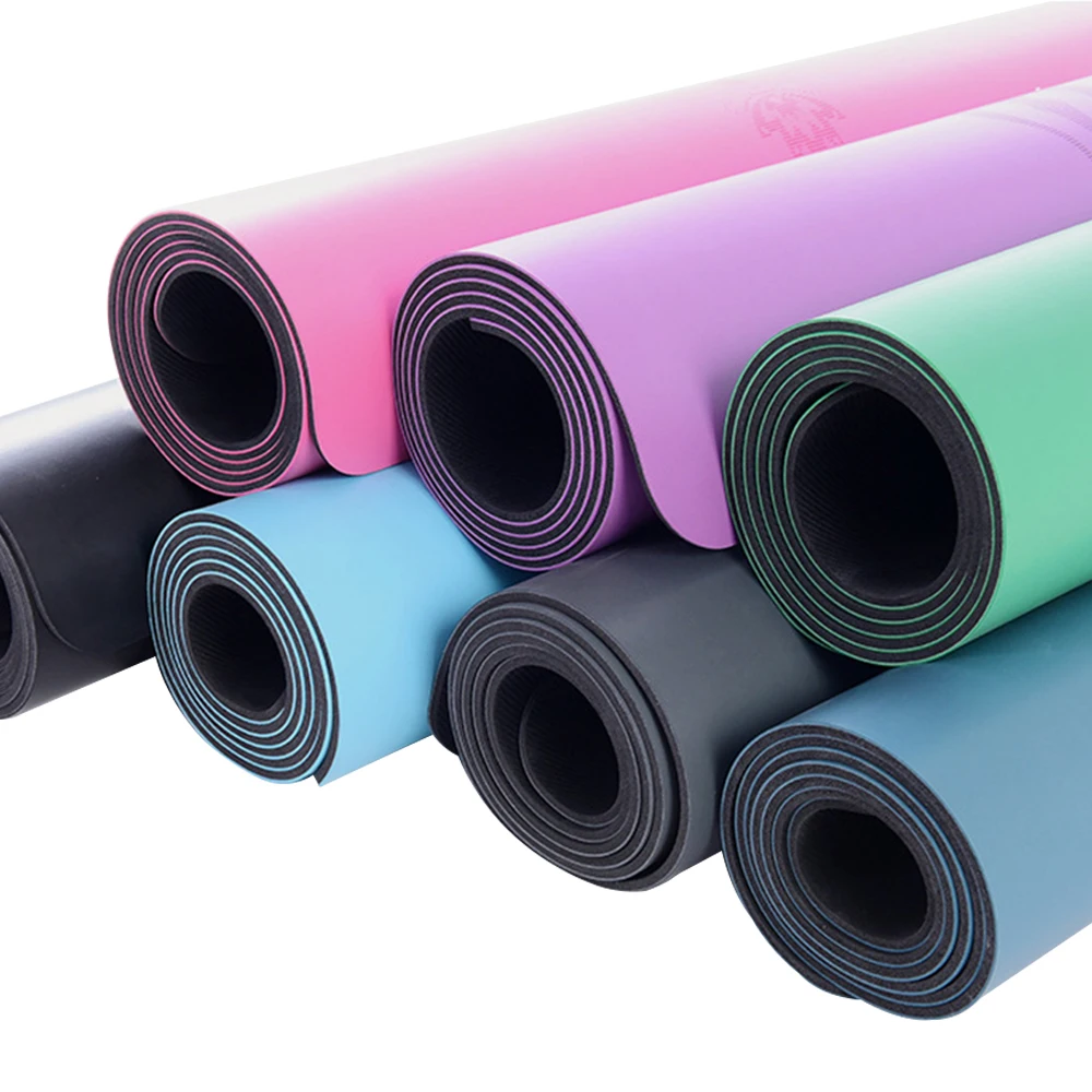 

Custom Fitness Eco-friendly Position line PVC Rubber PU Yoga Mat