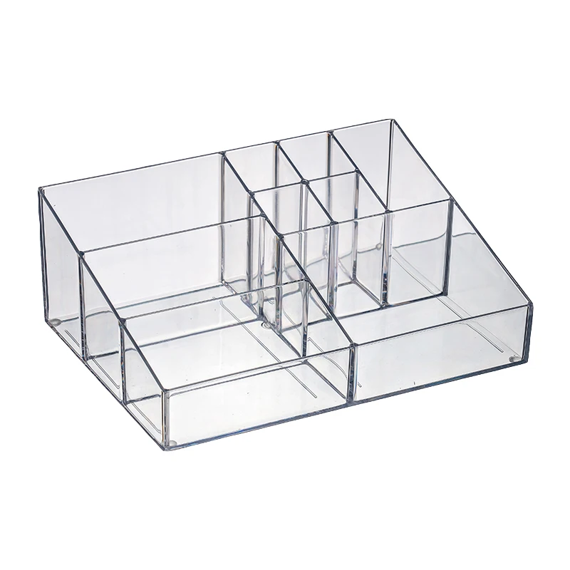 

Women teen girls Plastic Acrylic lipstick tissue brush cosmetics desktop display organizer