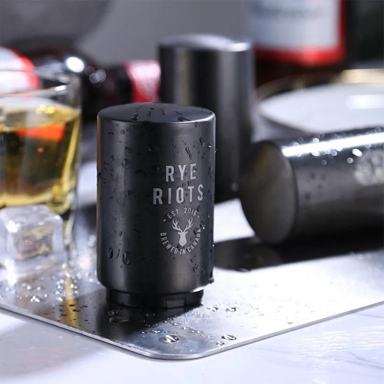

Magnetic Stainless Steel Beer Bottle Opener Push Down Automatic Bottle Opener