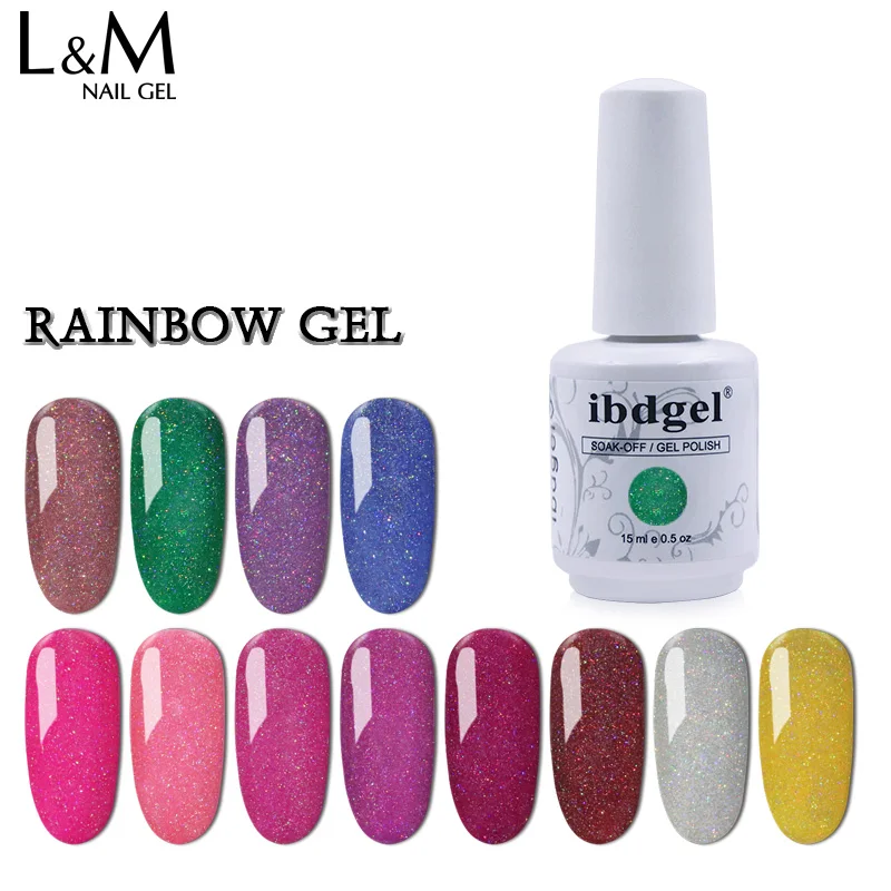 

ibdgel rainbow gel quality soak off gel polish factory private label uv gel