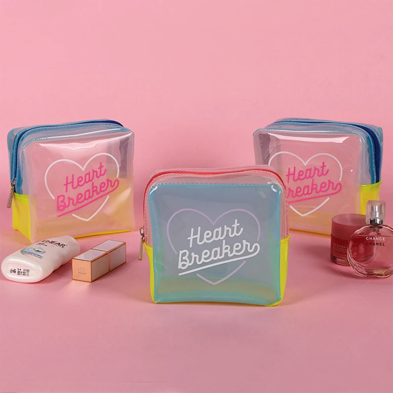 

Waterproof transparent pvc cosmetic pouch bag , wholesales cosmetic bag for girls, Customized color
