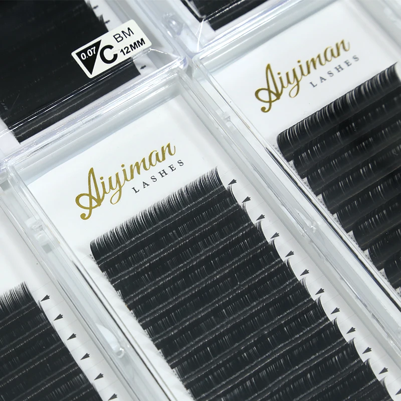 

Big Discount lashes supplier wholesale natural Russian volume eyelash CC D DD curl lashes extension