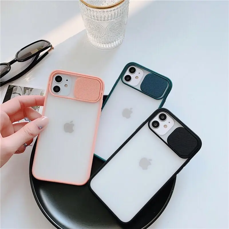 

For iPhone 11 11 Pro Max Case Coverage CamShield Case Slide Camera Cover Protect Privacy Classic Back Cover For iPhone 11 Pro