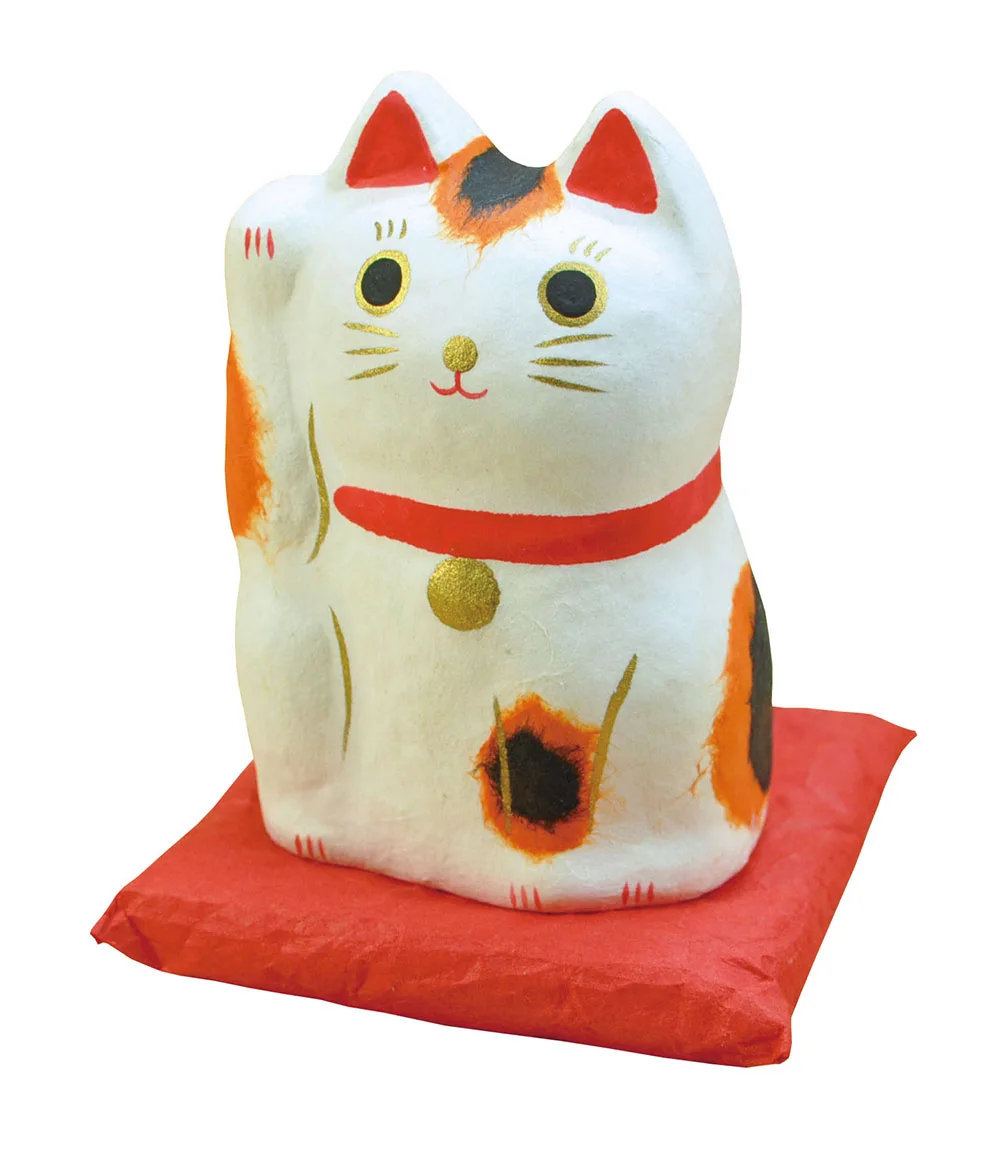 
MANEKI lucky cat Paper Mache, Popular Gift among foreigners 