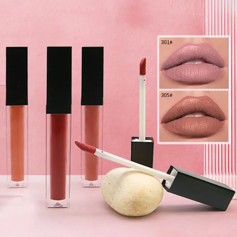 

Wholesale Cosmetic 7 Color Lipgloss Private Label Beauty Lip Glass Non-drying Lipstick, Multiple color