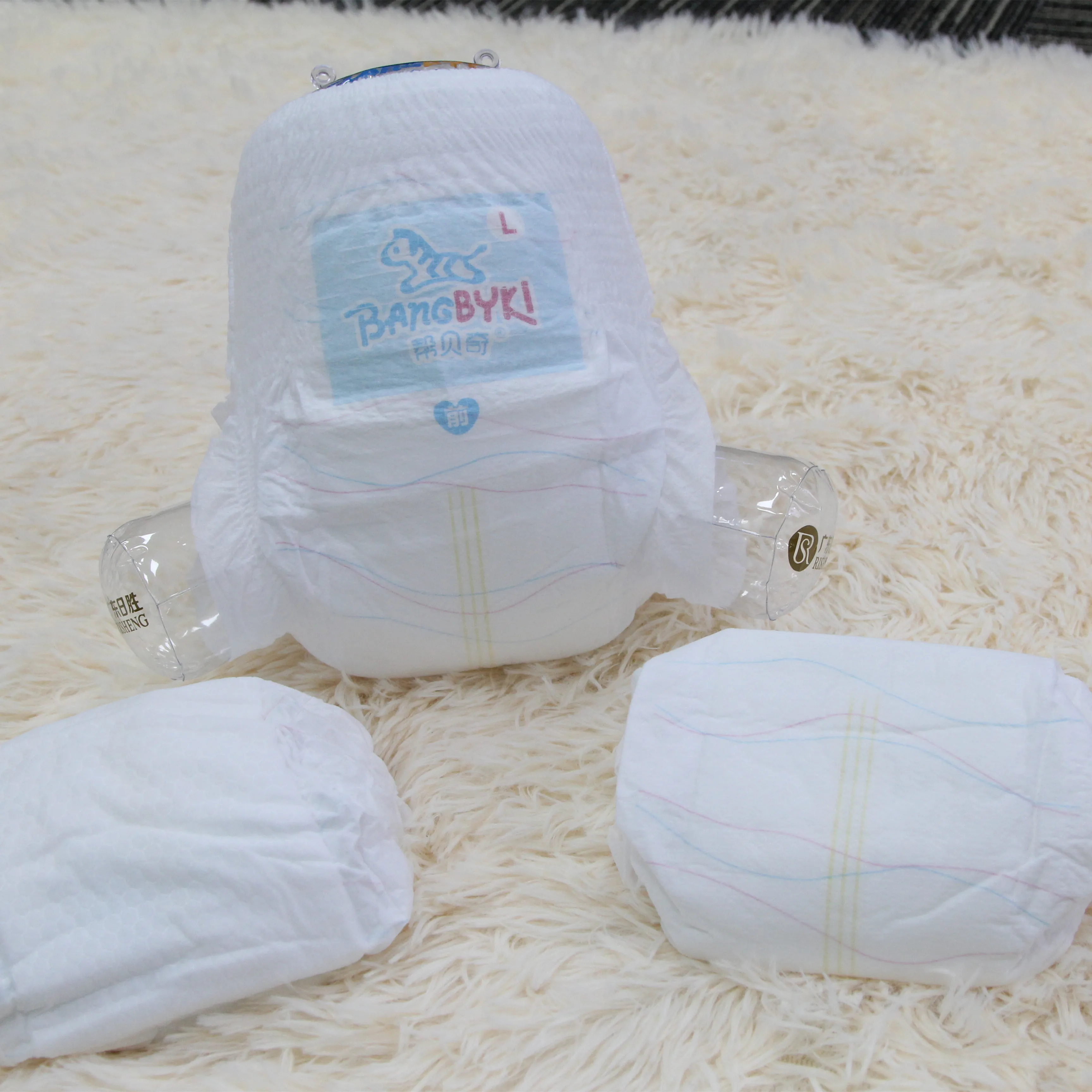 

3D Leak Guard Anti-Leak Disposable Premium Baby Diaper Pampering Pants Wholesale Manufacturer