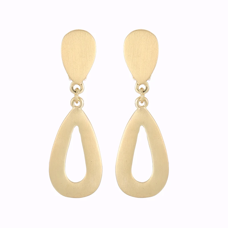 

Wholesale Alloy Water Drop Geometric Drop Earrings For Girls Gifts, Gold/silver