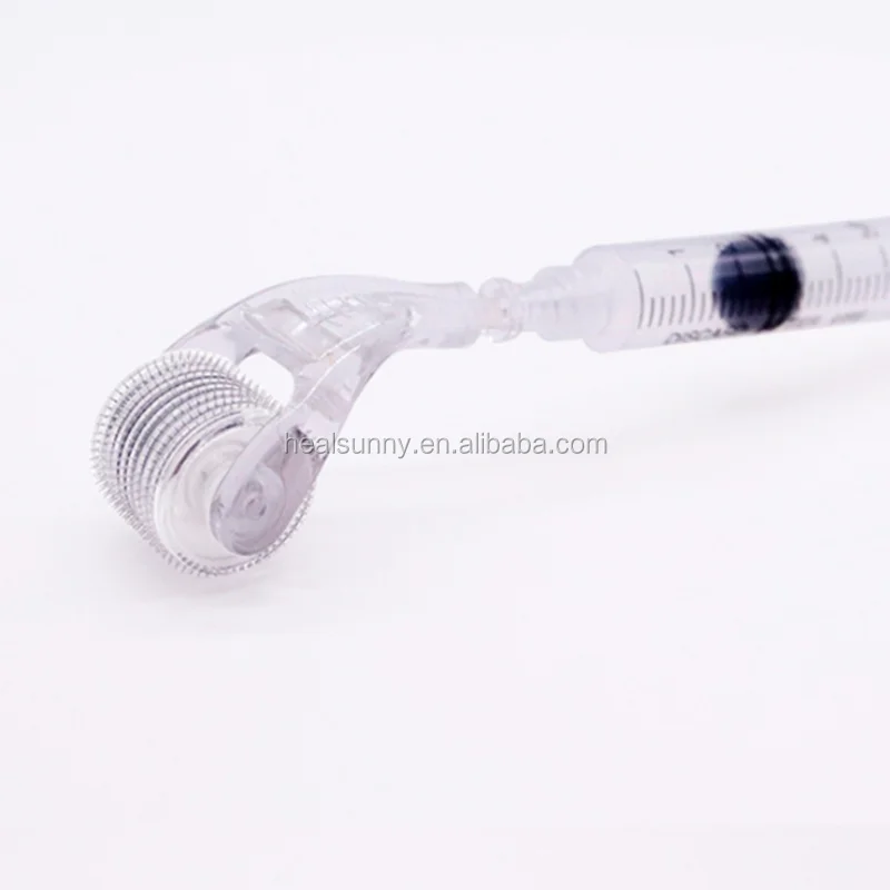 

Microneedling therapy derma roller micro needle Gold Titanium dermaroller, Transparent