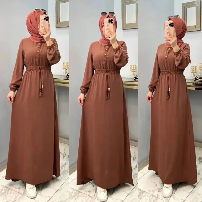 

Wholesale 2023 Latest Designs Robe Modest Muslim Dress For Women Elegent Trendy Islamic Clothing Modest Dresses