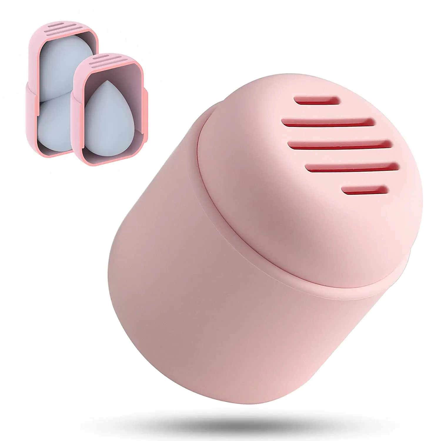 

Makeup Sponge Holder Cosmetic Blender Silicone Travel Case Makeup Puff Ball Protective Carrying Container, Picture or customized color