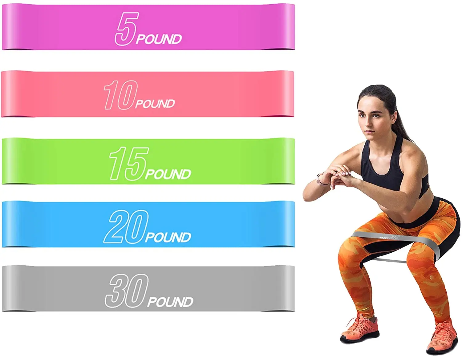 

Good Quality Exercise Band Customzed Logo Mini Loop Resistance Bands For Sale