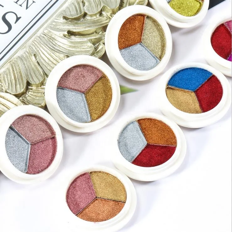 

Newest 3-colors light solid-state nail art Titanium colorful Magic mirror nail powder