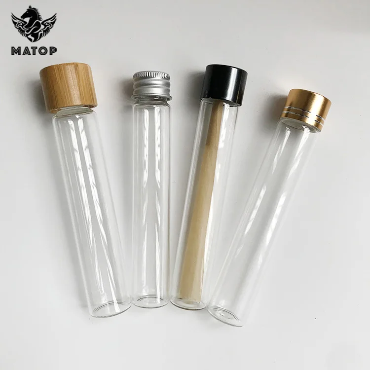 109mm 120mm 98ml 135mm Transparent Glass Joint Doob Tube Tubes Blunt