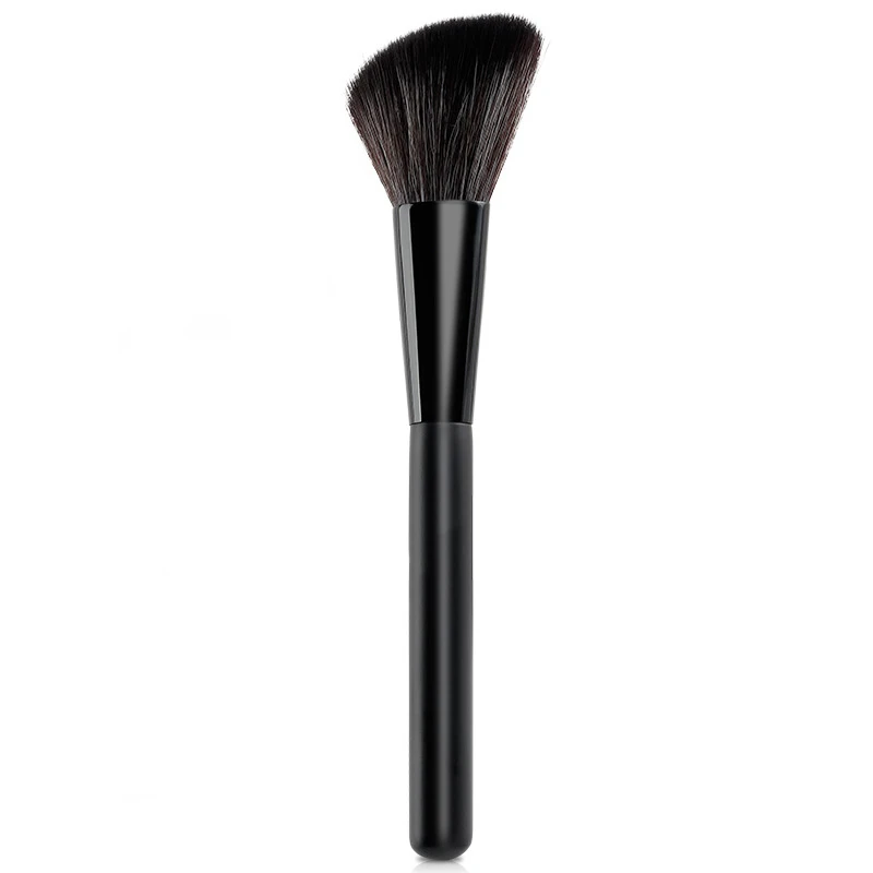 

Single angled makeup brush ever beauty brushes high quality dense bristles make up contour blush brush, As the picture shows or customized color