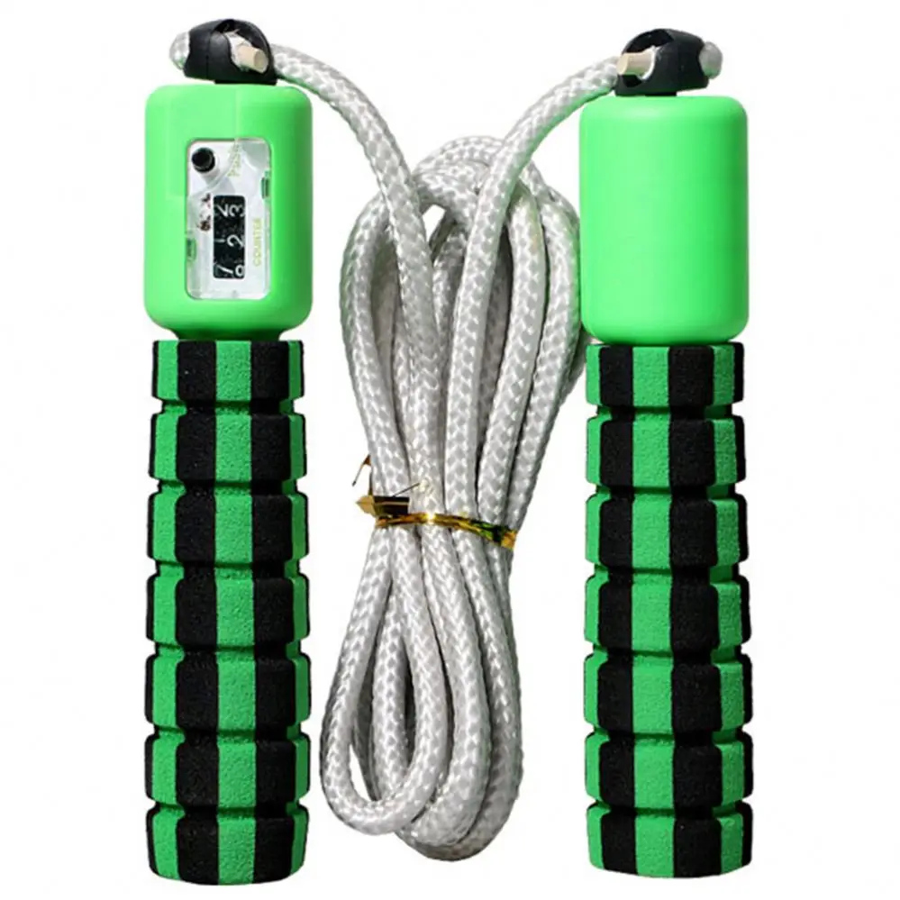 

Automatic Counting Jump Rope Counter Custom Non-slip Handle Adjustable Jumprope