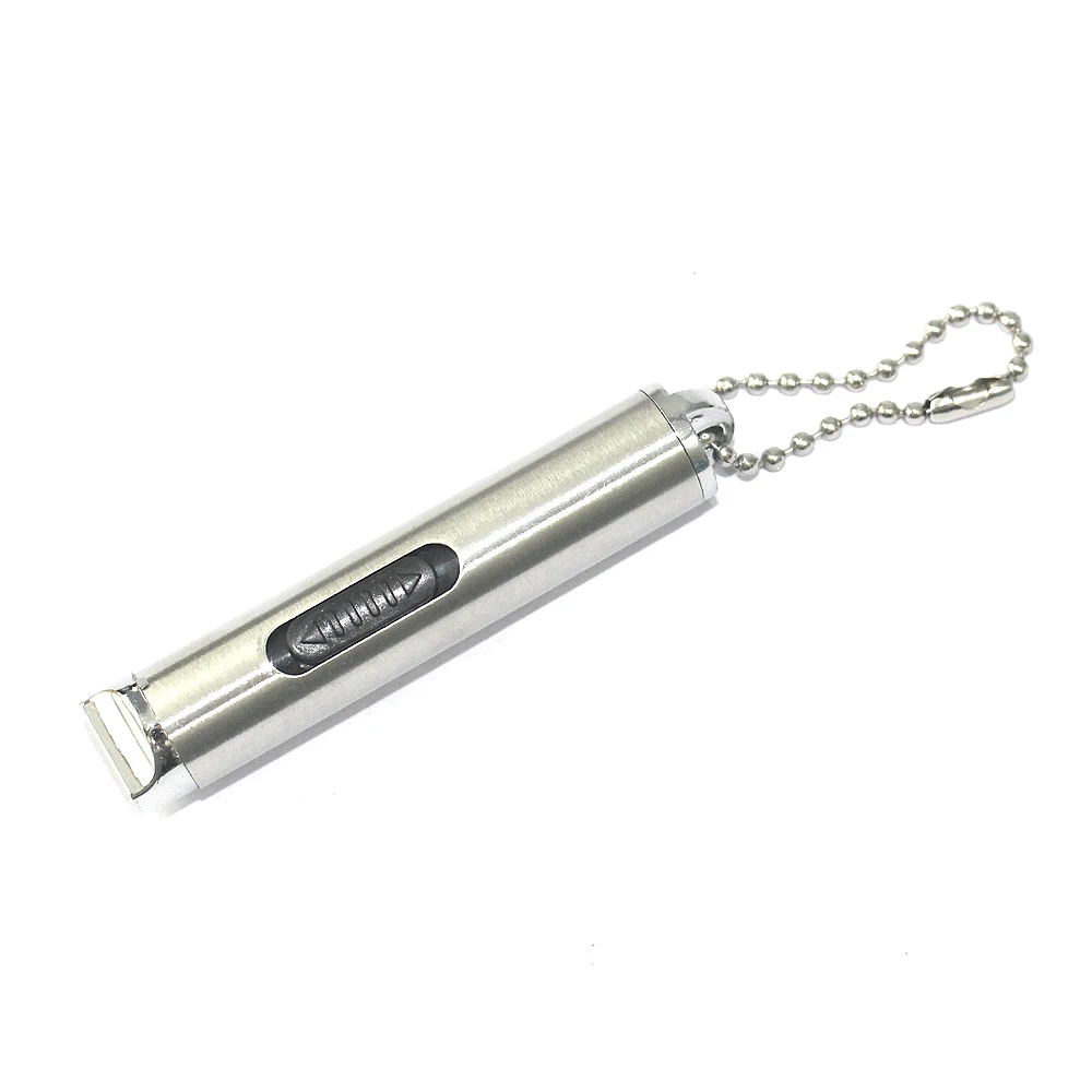 Outdoor Emergency Aluminum Alloy Mini LED Flashlight, White Purple 2 Type Illumination Flashlight, Camping Night Flashlight