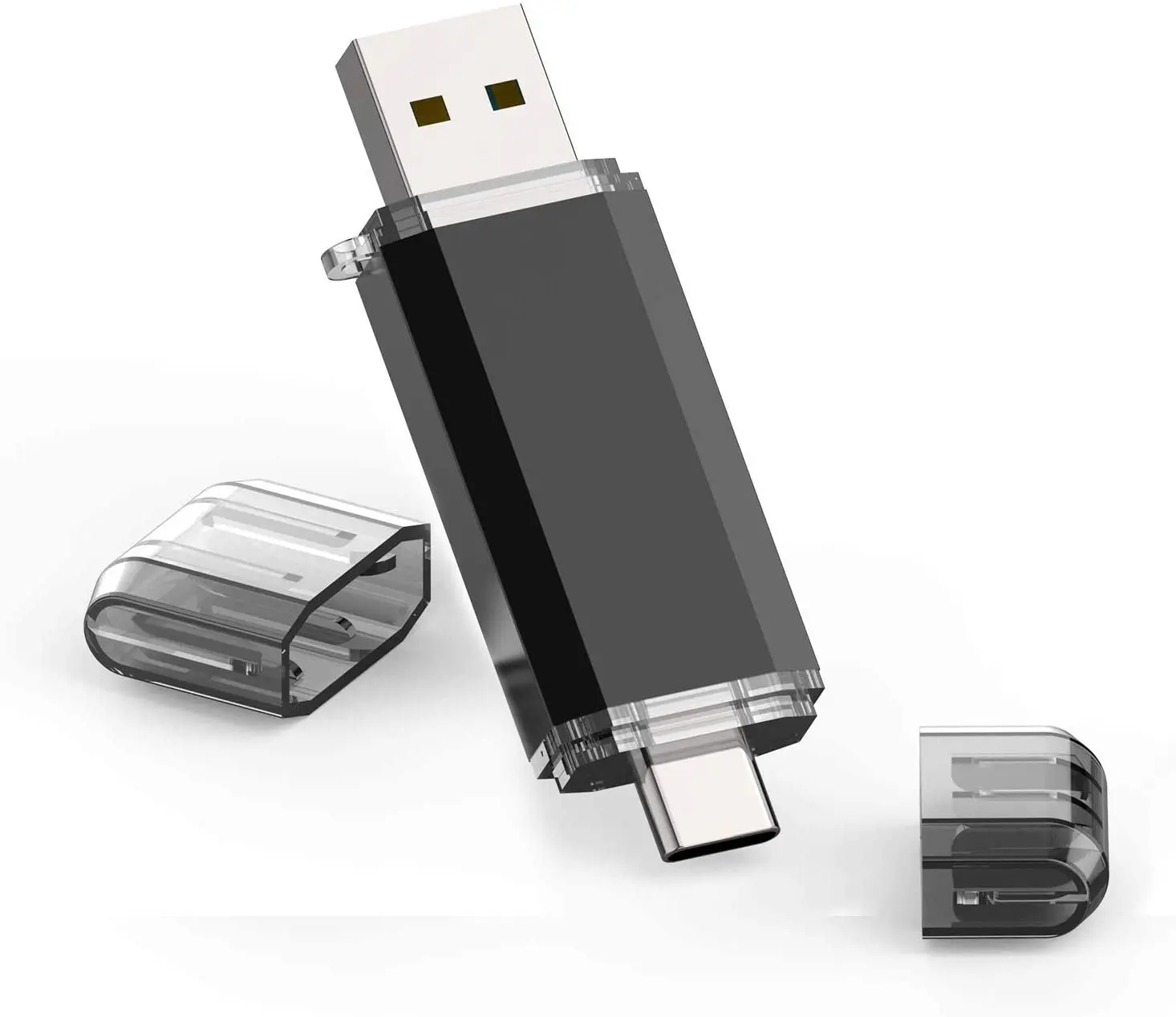

high speed Flash Drive 2 in 1 OTG USB C USB 3.0 Dual Drive Waterproof Memory Stick with Keychain Metal