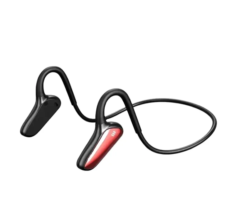 

Free Shipping 1 Sample OK Dropshipping High Quality Waterproof Powerful Stereo Bass Wireless 5.0 Bone Conduction Headphones, Green, black, blue, red