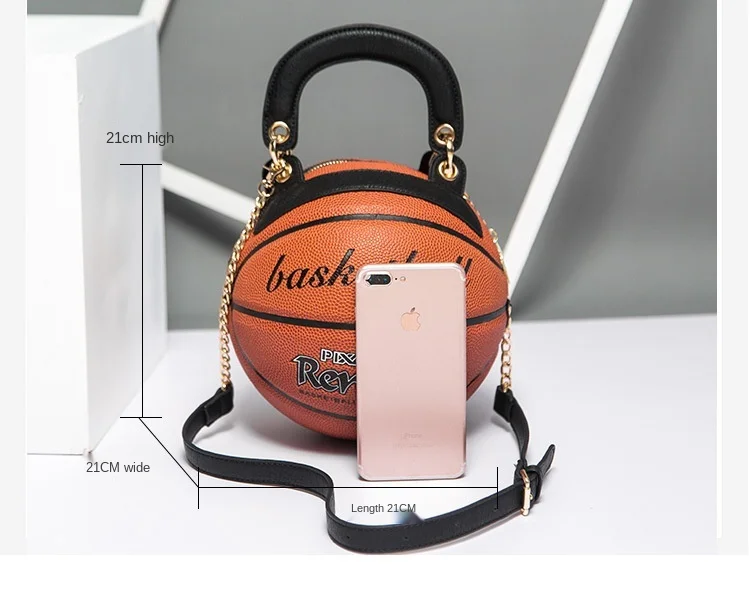 

XP1015 2020 New Fashion Designer Handbags Personality Creative Wallet Ladies Basketball Handbags