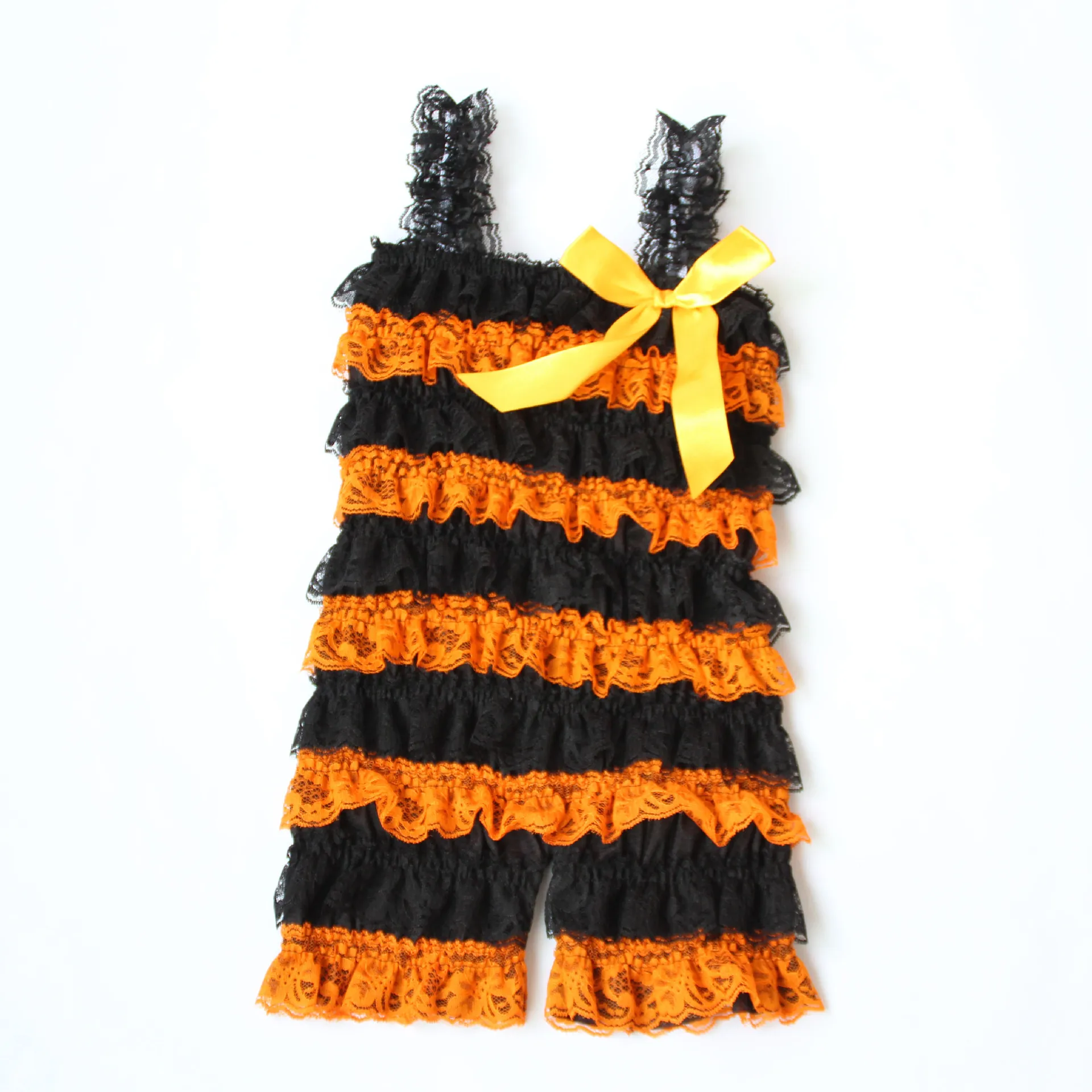 

Baby Girl Rompers Lovely Baby Girl Toddler Kids Lace Petti Ruffle Romper Set Jumpsuit Strap 0~24M Halloween Costume, Picture