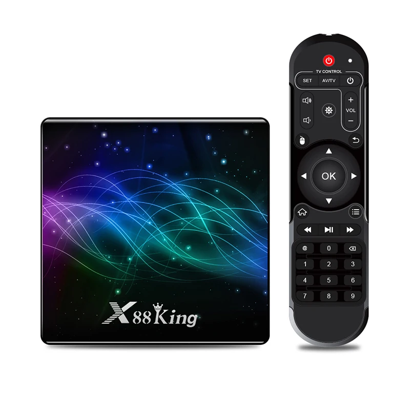 

Cool Design New box Amlogic S922X Quad-core TV Box Support 3D 4GB/128GB X88 king Android 9.0 TV box