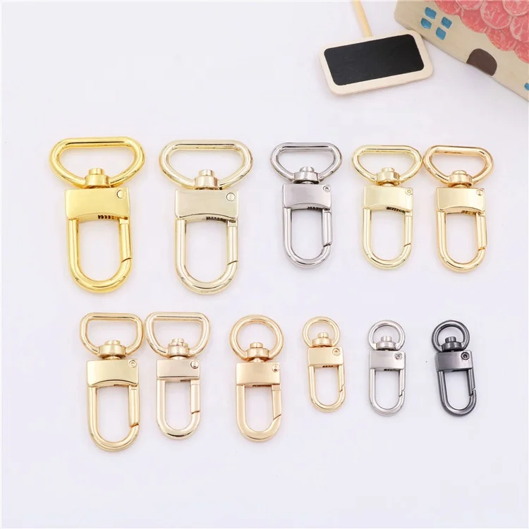

Top Quantity 24K gold strong lobster claw spring trigger snap hook