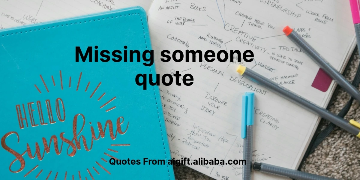 missing someone quote