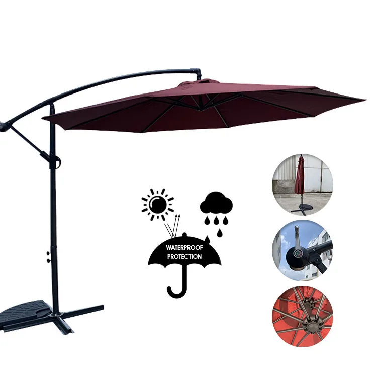 8 Rib Offset Printing Cantilever Polyester Uv Outdoor Led Cantilever Offset Patio Umbrella Garden Restaurant Terrace Umbrella Buy Outdoor Umbrella Patio Outdoor Restaurant Umbrellas Outdoor Umbrella Product On Alibaba Com