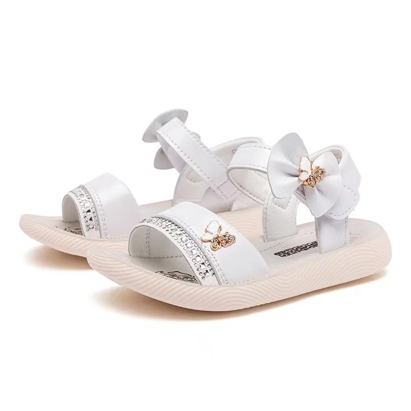 

Nian OEM Sandalen pl summer little girls dress princess comfortable beautiful high heel baby shoes girl shoes, White pink purple