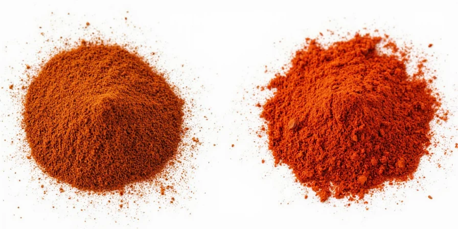 Comparison of paprika types