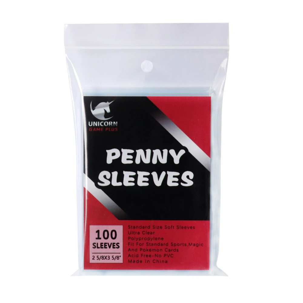 

PCS-034 1000ct Custom Paper Brand Soft Card Sleeves 2-5/8" X 3-5/8" Light Blue Clear Card Sleeves