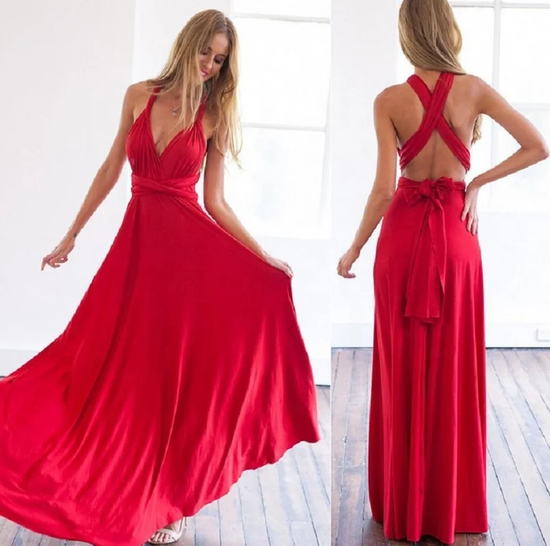 

Over 15 Ways Different Cross Back Ladies Party Dresses 2021 Women Long Casual Maxi Bridesmaid Dresses