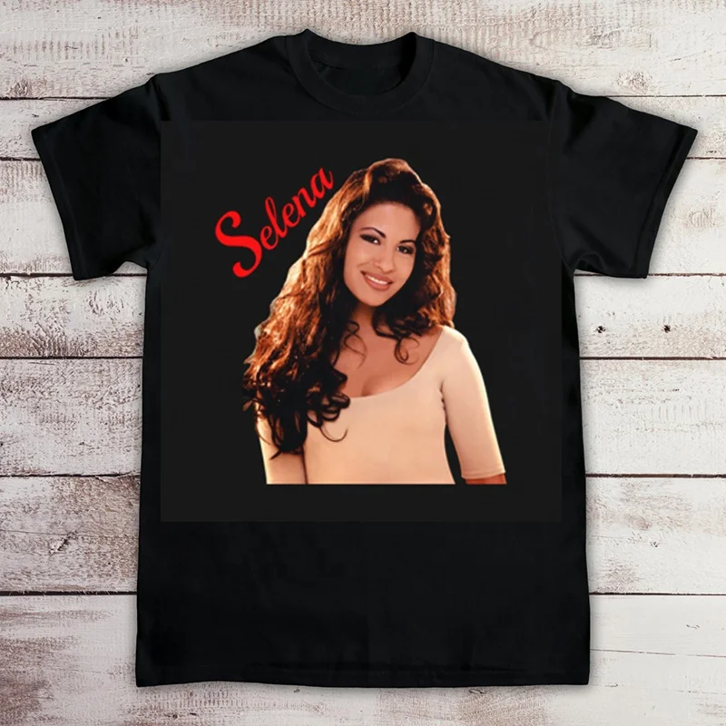 

Fashion hip hop singer Selena Quintanilla printed t-shirts casual Harajuku style tshirt streetwear tops, Picture