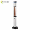 Infrared heaters China Stand up heaters Patio heater with tilt switch 3 carbon fibre heating elements