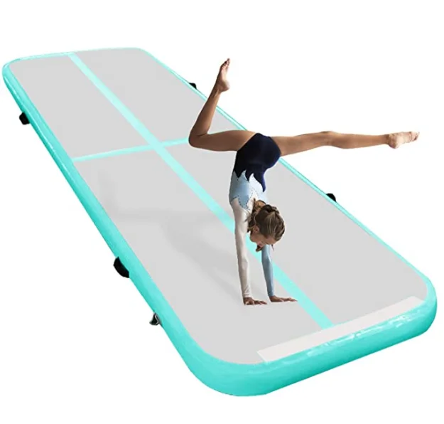 

Custom Size inflatable tumble inflatable tumble Airtrack Mat, Black, grey