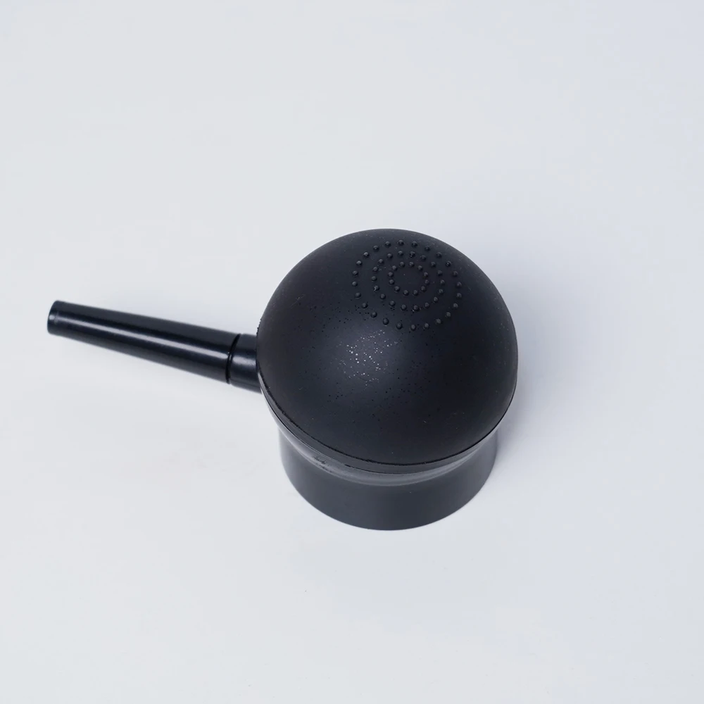 

Hair thinning fiber pump hair building fibers applicator
